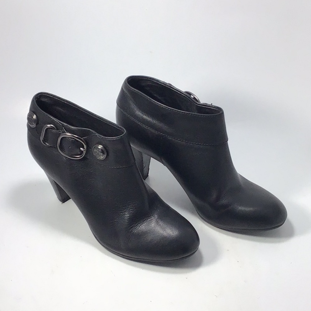 Coach Alexie Matte Calf Ankle Boots Size 7.5 B.